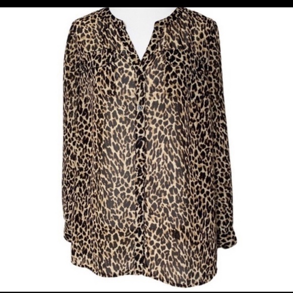 Lane Bryant Tops - Lane Bryant animal print blouse